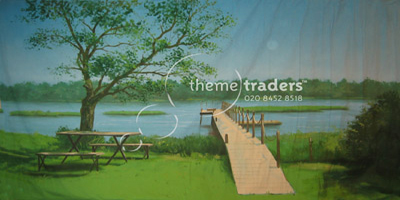Dawsons Lake and Jetty Backdrop Props, Prop Hire