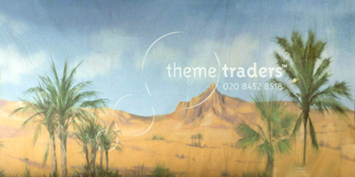 Desert Oasis Backdrop Props, Prop Hire