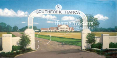 Dallas Backdrop Props, Prop Hire