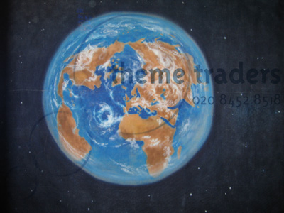 Earth Backdrop Props, Prop Hire