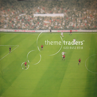 Football Pitch Backdrop Props, Prop Hire