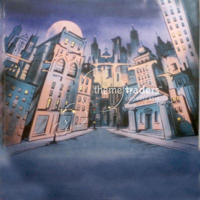 Gotham City Backdrop Props, Prop Hire