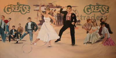 Grease Backdrop Props, Prop Hire
