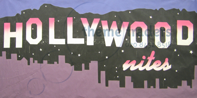 Hollywood Nites Backdrop Props, Prop Hire