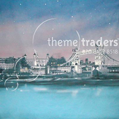 London Eye Night Skyline backdrop Props, Prop Hire