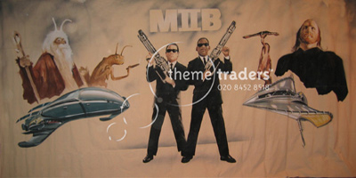 Men in black Will smith backdrop Props, Prop Hire