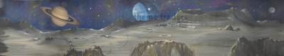 Huge Space Moonscape Backdrop Props, Prop Hire