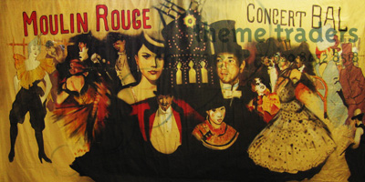 Burlesque Paris France backdrop Props, Prop Hire