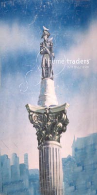 Nelsons Column backdrop Props, Prop Hire