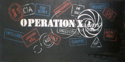Operation X backdrop Props, Prop Hire