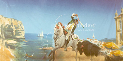 Bullfight Backdrop Props, Prop Hire