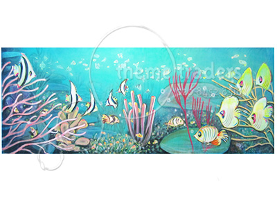 Underwater Backdrop Props, Prop Hire