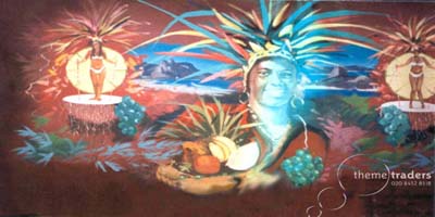 Rio Carnival backdrop Props, Prop Hire