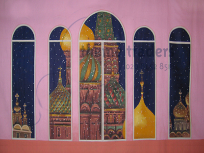 Russian Backdrop Props, Prop Hire