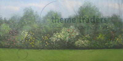 Summer Gardens Backdrop Props, Prop Hire