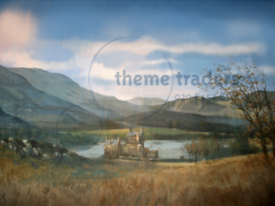 Scottish Highland Loch Backdrop Props, Prop Hire