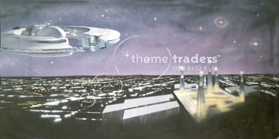 UFO Star Wars Backdrop Props, Prop Hire