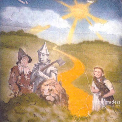 Wizard of Oz and Tin Man Backdrop Props, Prop Hire