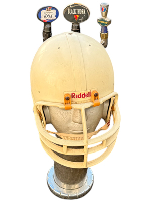 American Football Helmet Pub Beer Taps Props, Prop Hire