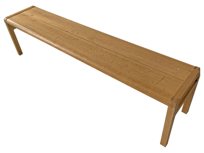 Hardwood Bench Props, Prop Hire