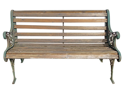 Garden Bench Props, Prop Hire