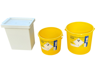 Hospital Dental Medical Sharps Plastic Disposal Bins Props, Prop Hire