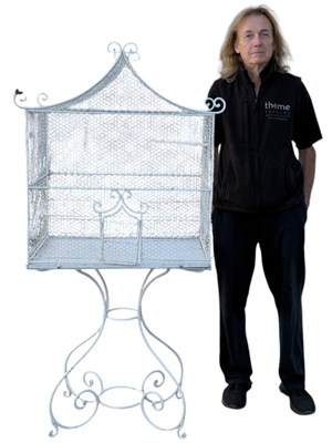 Giant White Birdcage Props, Prop Hire