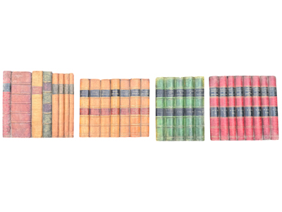 Antique Handcarved Hardwood False Book Ends Props, Prop Hire