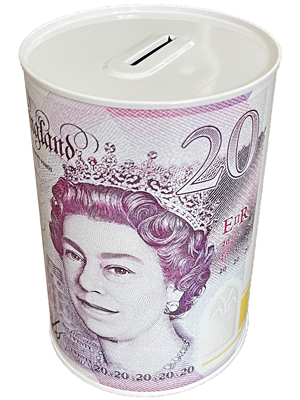 Money Box (�20) Props, Prop Hire
