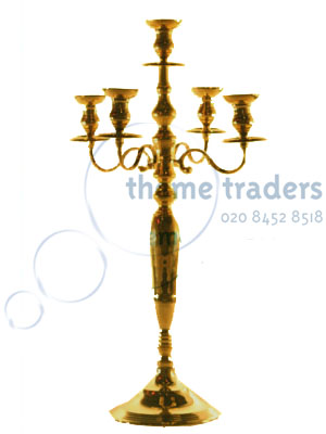 Brass Candelabras Props, Prop Hire