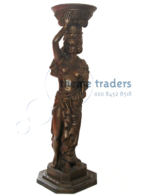 Bronze Art Deco Lady Statues Props, Prop Hire