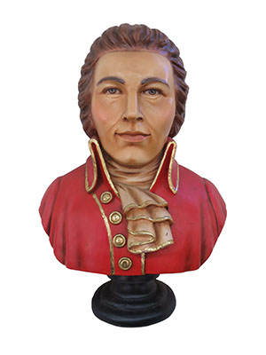 Mozart Bust Props, Prop Hire