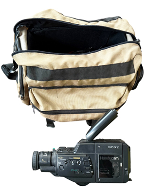Sony Video Camera In Case Props, Prop Hire