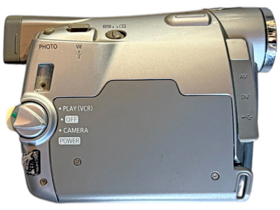 Silver Sony Hand Held Video Camera Props, Prop Hire