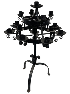 Tudor Castle Candelabra Adjustable Height Props, Prop Hire