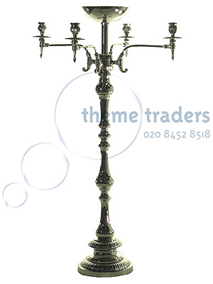 Silver Candelabra Props, Prop Hire