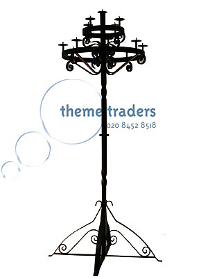 Huge Floorstanding Candelabras (30 available) Props, Prop Hire