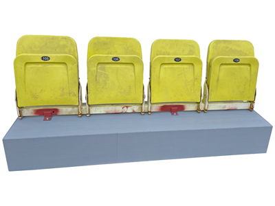 Vintage Bleacher Stadium Football Seating Props, Prop Hire