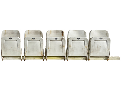 White Bleachers Stadium Seats Props, Prop Hire