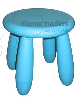 Blue Childrens Stools Props, Prop Hire