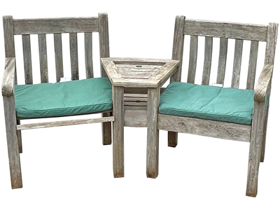 Love Seat Garden Bench Props, Prop Hire