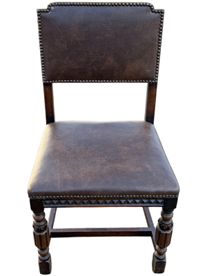 Studded Antique Castle Baronial Chairs Props, Prop Hire