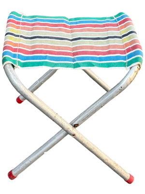 Retro Foldable Camping Stools Props, Prop Hire