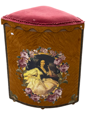 Wooden Corner Antique Storage Seat Props, Prop Hire