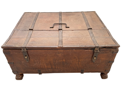Antique Wooden Storage Chest Props, Prop Hire