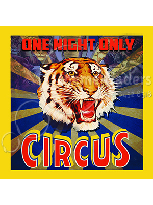 2 Metre Circus Painting Backdrops Props, Prop Hire