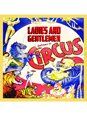 2 Metre Circus Painting Backdrops Props, Prop Hire