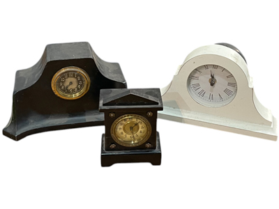 Victorian Style Clocks Props, Prop Hire