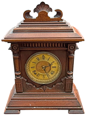 Antique Wooden Ansonia Mantel Clock Props, Prop Hire