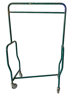 Vintage Green Clothes Rail Props, Prop Hire